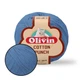 Нитки для килимової вишивки Olivin Cotton Punch, Джинс №1010, пряжа для тафтингу, в'язання, Punch Needle, 50 г / 200 м - зображення 1