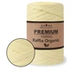 Premium Yarn Raffia Organic, Молоко №24 - летняя пряжа Рафия Органик для вязания сумок, шляп, корзин, декора, 150г/230м - изображение 1