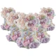 Упаковка Alize Puffy Color, №6526, 5шт - плюшевая пряжа с готовыми петлями для вязания руками 100г / 9 м – для пледов, аксессуаров - изображение 1