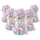 Упаковка Alize Puffy Color, №6052, 5шт - плюшевая пряжа с готовыми петлями для вязания руками 100г / 9 м – для пледов, аксессуаров - изображение 1