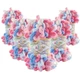Упаковка Alize Puffy Color, №6525, 5шт - плюшева пряжа з готовими петлями для в'язання руками 100г / 9 м - для пледів, аксесуарів - зображення 1