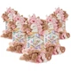 Упаковка Alize Puffy Color, №6046, 5шт - плюшева пряжа з готовими петлями для в'язання руками 100г / 9 м - для пледів, аксесуарів - зображення 1