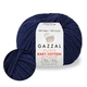 Пряжа Gazzal XL Baby Cotton, Темно-синий №3438 нить 50г/105м Газзал Беби Коттон ХЛ вязание, полухлопок для спиц и крючка - изображение 1
