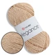 Пряжа YarnArt Elegance Бежевий №120, бавовняна пряжа 50 г 130м з люрексом ЯрнАрт Елеганс - зображення 1