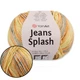 Пряжа YarnArt Jeans Splash, №950, 55% бавовна / 45% акрил, 160 м / 50 г, меланжева кольорова нитка для демісезонних виробів, ЯрнАрт Джинс Сплеш - зображення 1