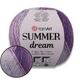 YarnArt Summer Dream, №4306, летняя пряжа ЯрнАрт Саммер Дрим 100 г / 350 м, хлопок с вискозой, секционное окрашивание, для вязания крючком и спицами - изображение 1