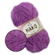 Nako Paris, Лиловый №6499, фантазийная пряжа с длинным ворсом, 100 г / 245 м, 40% премиум акрил / 60% полиамид, для одежды, аксессуаров и декора - изображение 1