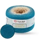 YarnArt Flowers Alpaca, №431 – полушерстяная пряжа 250 г / 940 м, альпака с акрилом, градиентное секционное окрашивание для палантинов, кардиганов - изображение 1