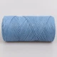 Пряжа Hobby Trend Macrame Cotton, яскраво-блакитний №138, бавовняний шнур для макраме 2 мм, 250 г/240 м, для в'язання сумок та декору, Macrame Cotton - зображення 3