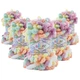 Упаковка Alize Puffy Color, №6527, 5шт - плюшевая пряжа с готовыми петлями для вязания руками 100г / 9 м – для пледов, аксессуаров - изображение 1