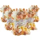Упаковка Alize Puffy Color, №6528, 5шт - плюшева пряжа з готовими петлями для в'язання руками 100г / 9 м - для пледів, аксесуарів - зображення 1