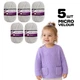 Упаковка Candy-yarn Micro Velour, Сірий №33, плюшева пряжа для в’язання іграшок, пледів, 5 шт — мікровелюр 200 г/500 м - зображення 1