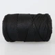 Шнур полиэстеровый 2мм, Premium Yarn Makrome Lux, Черный №840, 100г / 100м, для сумок, корзинок, декора - изображение 3