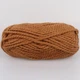 Nako Spaghetti, Карамель №5401, полушерстяная пряжа, 100 г / 60 м, 25% шерсть / 75% акрил, для шапок, снудов, объемных джемперов и кардиганов - изображение 2