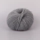Mondial Dolce Mohair, Светло-серый №701 - итальянская пряжа с мохером, 50 г / 150 м, 60% кид мохер, 40% акрил, для свитеров, кардиганов, палантинов - изображение 3