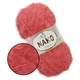 Nako Paris, Коралловый №11272, фантазийная пряжа с длинным ворсом, 100 г / 245 м, 40% премиум акрил / 60% полиамид, для одежды, аксессуаров и декора - изображение 1