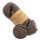 La Mia Natural Wool, Шоколад №205 - шерстянная пряжа для вязания средней толщины, 100г/200м, 100% шерсть - изображение 1