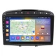 Штатная магнитола 9" Lesko для Peugeot 308 I 2007-2011 4/64Gb CarPlay 4G Wi-Fi GPS Prime IPS 8 ядер Пежо - зображення 1