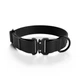Биотановый боевой ошейник для собак BullyBillows Billowthane Combat Collar 4 cm L: 40 мм, ОШ 43-72 см Черный - изображение 1