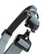 Тактичний нашийник для цуценят та міні собак BullyBillows Combat Collar Handle 2.5 cm XS-M: 25 мм, ОШ 34-46 см Сірий - зображення 4