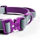 Тактичний нашийник для цуценят та міні собак з полегшеним замком BullyBillows Lighter Combat Collar Handle 2.5 cm XS-M: 25 мм, ОШ 34-46 см Сірий - зображення 2