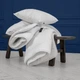 Ковдра бавовняна Eco Light White №1654 бавовна мікросатин (супер тепла) 200*220 - зображення 7