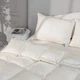 Ковдра пухова касетна Raffaello White №063 90% білий пух Standart / 10% перо тік Premium 155*215 - зображення 15