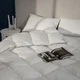Ковдра пухова касетна Luxury Exclusive №079 100% пух Luxury class Tік Luxury (демі) 200*220 - зображення 10