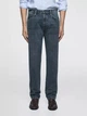 Джинсы мужские Massimo Dutti Tapered Fit 36 темно-синий - изображение 1