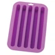 Силіконова форма для льоду HIC Water Bottle Ice Cube Tray, 5 довгих комірок, фіолетова - изображение 1