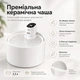 Поїлка-фонтан для котів і собак Jzla Pro 2,3 л кераміка з датчиком руху і акумулятором (Білий) - изображение 2