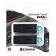 Флеш накопичувач USB 64Gb Kingston DataTraveler Exodia, Black/Teal, USB 3.2 Gen 1, 2 шт у комплекті (DTX/64GB-2P) - изображение 2