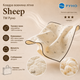 Ковдра Руно демісезонна полуторна 140х205 вовняна Sheep (321.52ШКУ_Sheep) - зображення 2