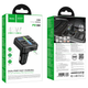 FM трансмиттер MP3 автомобильное зарядное устройство 30 Вт Bluetooth 5.4 USB-C USB-A Hoco E89 - зображення 7