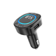 Fm модулятор MP3 с зарядкой 3.0A TYPE-C и USB Bluetooth 5.3 для автомобиля черный Earldom ET-M106 - изображение 1
