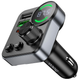 FM трансмиттер MP3 3.0A PD30W USB-C USB-A 48W Bluetooth 5.4 для автомобиля Hoco E86 - зображення 2