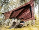 Гамак Amazonas Traveller Camp Forest кемпинговый 3-в-1 с тентом и москитной сеткой для походов - изображение 4