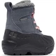 Дитячі зимові черевики для хлопчика Columbia Powderbug Alpine Waterproof 30 сірий з рожевим (212888) - изображение 6