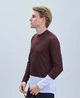 Джерси мужское с длинным рукавом POC MTB Pure LS Jersey, Axinite Brown/Hydrogen White, M - изображение 4