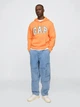 Мужское худи на флисе GAP с логотипом 1159848549 (Оранжевый L) - зображення 1