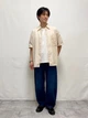 Рубашка UNIQLO с короткими рукавами 1161515897 (Молочный M) - изображение 13