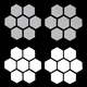 Светоотражающие термопатчи «Hexagon» 4шт термопатчи для одежды — повышение видимости и безопасности в сумерках - изображение 3