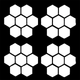 Светоотражающие термопатчи «Hexagon» 4шт термопатчи для одежды — повышение видимости и безопасности в сумерках - изображение 4
