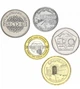 Набір 5 монет 1, 2, 5, 10, 25 фунтів 1993 - 2003 рік UNC - изображение 1
