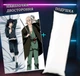 Дакимакура 150х50см Кисуке Урахара Блич Kisuke Urahara Bleach Гию Томиока Подушка с двусторонней наволочкой - изображение 2