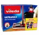 Набір для прибирання Vileda Ultramax BOX 2в1 Microfibre плоска швабра + ПОДАРУНКИ: рукавички та губки для чищення (4023103252264) - изображение 1