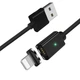 Кабель Essager Magic Power Magnetic USB - Lightning (M/M), 1 м Black (EXCCXL-ML01) - изображение 1