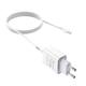 Мережевий зарядний пристрій HOCO C81A Asombroso Micro USB cable 10.5 White - изображение 4