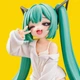 Аніме фігурка 12 см Хацуне Міку вокалоїд, кішечка Nekomimi T-shirt Ver. Hatsune Miku anime figure - зображення 4