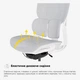 Крісло Mealux S202 Air Grey (арт. HF-S202 M/G) - зображення 8